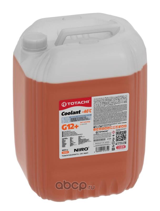 антифриз NIRO COOLANT Orange -40C G12+ Оранжевый 18л.